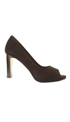 A Pair - 7973B - Sort elegant ruskinds stilet med plateau 
