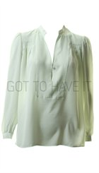 DAY - Shirt - Lys grn silkeskjorte