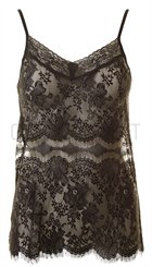 DAY - Slip Top - Sort sexet blondetop
