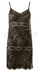 DAY - Slip Dress - Sort sexet blondekjole