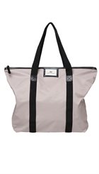 Day - Gweneth Bag Cloud Grey - Lys grå/rosa lækker shopper