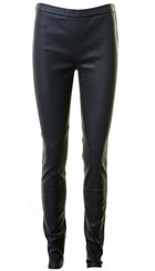DAY - Plongy Pant - Mørkeblå handskebløde lange skindleggins