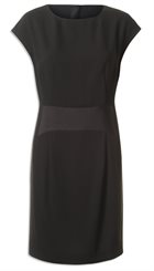 DAY - Classic Gabadine Dress - Sort smuk kjole med super pasform