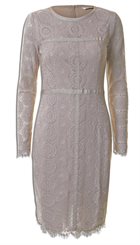 DAY - Veneer Dress - Pudderfarvet smuk blondekjole