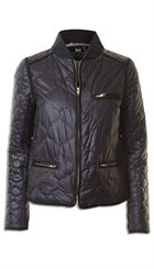 DAY - Targui Jacket - Sort smuk let vatteret jakke