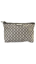 Day - Gweneth Printed Small MoonLit - Sort og beige mønstret toilettaske