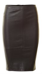 DAY - Plongy Skirt - Sort sexet nederdel i handskeblødt skind
