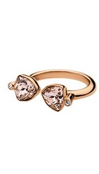 Dyrberg/Kern - Brill - Rosa gylden ring med smukke Swarovski sten