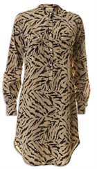 Heartmade - Mapleton - Lækker leopard printet skjortekjole