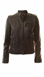 MDK - Karla Leather Jacket - Fed sort skindjakke