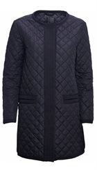 Minus - Abrienna Jacket - Mørkeblå vatteret lækker jakke