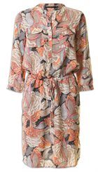 Minus - Funda Dress - Blomsterprintet skjortekjole