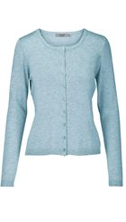 Minus - New Laura - Lyseblå meleret lækker cardigan