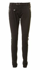 Pieszak - Demi Chino - Fede sorte jeans med biker-syninger og nitter 