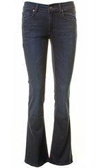 Pieszak - Marija - Mørkeblå bløde jeans med bootcut