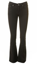 Pieszak - Marija Stay Black - Kul sorte bløde jeans med bootcut