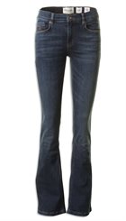 Pieszak - Marija - Blå bløde jeans med bootcut og let slid