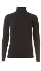 Pieszak - Othis Rollneck - Enkel lækker sort rullekravebluse