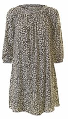Pieszak - Stem Dress - Mørkegrøn blomsteret off-shoulder kjole