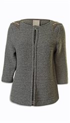 PBO - Bale Knit - Feminin blød mohair cardigan med perler