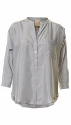 PBO - Soto Shirt - Blåstribet lækker skjortebluse 