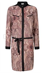 DAY - Anglian Dress - Smuk rosa mønstret skjortekjole