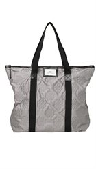 Day - Gweneth Sign Bag - Lysegrå quiltet shopper