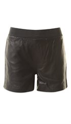 MDK - Stella Shorts - Sorte bløde skindshorts