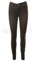 Pieszak - Diva Skinny - Sorte tætsiddende shine jeans