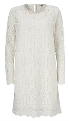 Pieszak - Inka Lace Dress - Råhvid smuk blondekjole