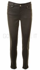Pieszak - Paulina Ankle - Sorte ankellange shiny jeansleggins