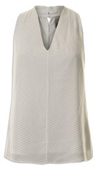 PBO - Hayes Top - Råhvid feminin top med smukt print