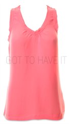 Style Butler - Ursula - Pink feminin top med rå kanter