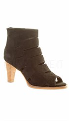 Sofie Schnoor - T165C - Sort sandal-støvlet i blødt ruskind