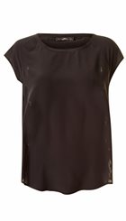 Style Butler - Azalea Top - Sort blonde T-shirt