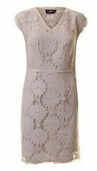 Style Butler - Azalea Dress - Feminin pudderrosa blondekjole