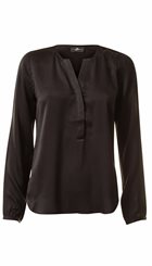 Style Butler - Anis Shirt - Feminin bluse i sort smuk silke