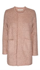 Sofie Schnoor - S161279 - Rosa lang bouclet jakke
