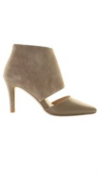 Sofie Schnoor - S161632 - Lys beige sandal-støvlet i lækkert skindmix
