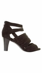 Sofie Schnoor - S161672 - Sort rem sandal i blødt ruskind