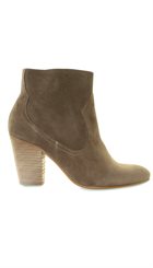 Sofie Schnoor - S161721 - Beige ankelstøvle i lækkert ruskind